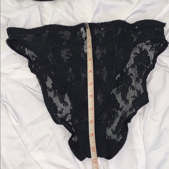 Vintage Christian Dior high cut black lace panties - Picture 7 of 15